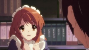 Mikuru is criminally cute.