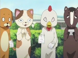 Sawako seems to have a wild imagination... for cosplay costumes.