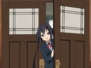Meet Azusa-chan, the newest member of the light music club... Not to mention, she have twin tails.