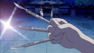 Hijiri does a Woverine impression...