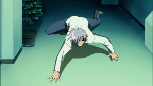 Yukito can imitate any animal perfectly...