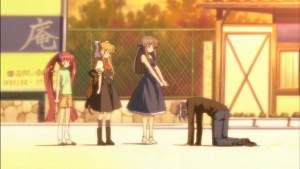 I guess Yukito is sick of recieving gift certificates just like Tomoya sick of recieving wooden starfish. and books