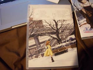 Back of the case of Discs 1/2