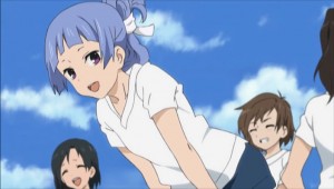 No anime is perfect without the gym uniform cosplay.