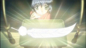 This feather seems mysterious...