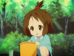 If you wondering what Yui is doing with that bucket... don't ask