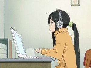 You didn't realize that Mio is using a Macbook!