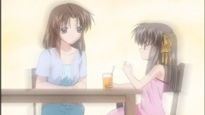 I got to admit, Minagi as a child is rather cute.