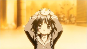 Nayuki's younger self is so cute... especially with the snow rabbit.