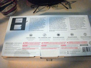 Back of the box