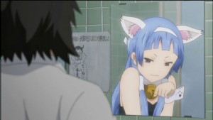 Daitetsu have a very imaginative mind... that he pictured Nagi with cat ears =o