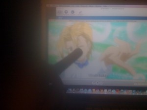 I flipped the bird at him. Happy now?