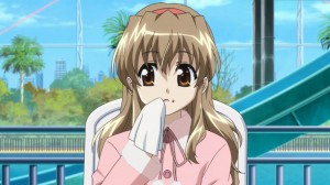 Haruka, it's on your left cheek!