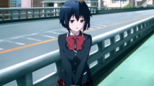 Although this feels strange, Rikka still manages to look cute.
