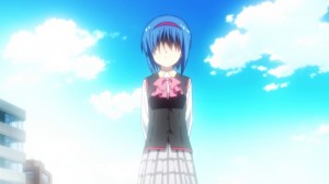 This smile looks strange... Could it be her alter ego or something?