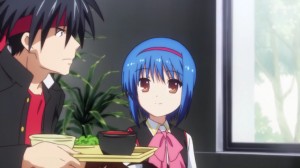 This girl is too happy to be the real Mio.