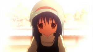Mio looked rather cute when she was a child.