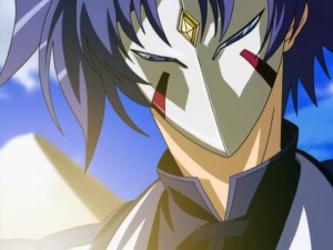 This guy appears, steal Fate's Linker Core and... CLIFFHANGER!