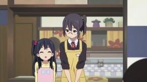 She even made dinner!