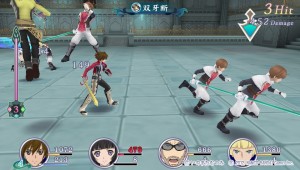 Here is a screenshot of the battle system in the remake.