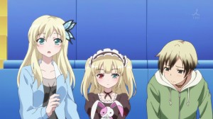 You can mistaken them as husband and wife since they have blond hair, but...