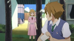 Clearly, Midori knows what he is up to...