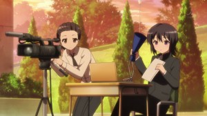 Rika's new hairstyle is meh in this episode.