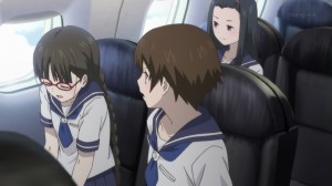 It seems that Izumiko doesn't like flying...