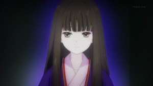 While she gets possessed by Suzuhara, I admit that she looks pretty.