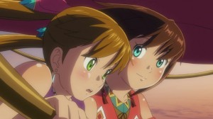 While Melty almost collapses, she successfully warned Gargantia.