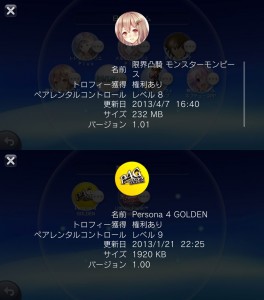 On the PS Vita, it assigns levels to CERO and ESRB ratings respectively.