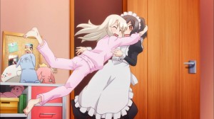 Apparently, Illya enjoys seeing girls wearing cute maid outfits!