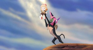 Anonydeath holding up Peashy as the new goddess for Eden kind of reminds me of The Lion King.