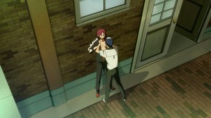 It seems that Rei's encounter with Rin got a bit aggressive.