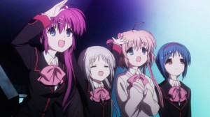 The girls really enjoyed the colorful fireworks.