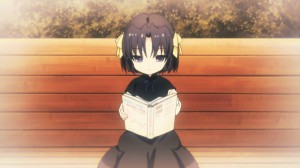 She looks smart, but never smiles.