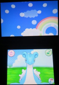 For the first time, you can now feed, play and interact with your Pokemon.