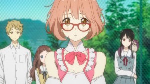 It seems that Mirai can't stop wearing these cute outfits.