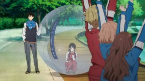 While I feel bad for Mitsuki have to stay in a bubble, it's funny at the same time,