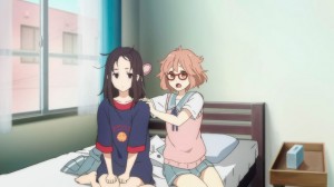 It seems that Mirai has to do everything for her now.