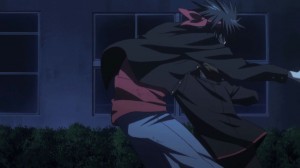 Riki lands the final blow.