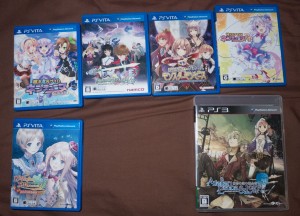 Basically, this is all the games I bought and played in 2013 (excluding Totori, which I got in 2012)