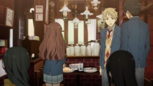 It seems that Akihito is not happy even though he ate his favorite dishes.