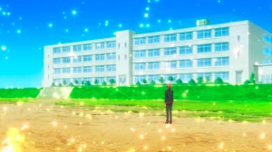 Kyousuke watches as the world he created crumbles.