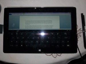 With using only a touch screen, while it's possible to write posts, it takes a bit longer compared to using an actual keyboard and mouse,