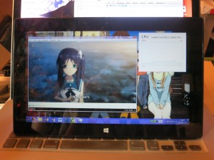 Since this tablet has a powerful CPU, playing 10-bit fansubs work great.