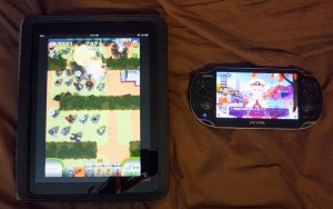 Handheld consoles like the Vita still carry a social stigma that they are for children while games on tablets/smart phones don't get the same treatment, although they have simplistic gameplay.