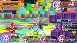 Like the prequel, Sister's Generation uses the same battle system, but you can use 4 party members at once.