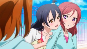 Yep, Umi is having some fun acting like Rin.