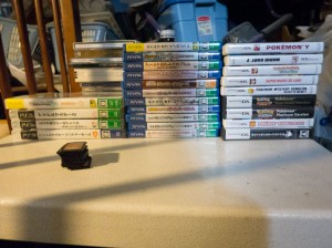 While this stack is big, there is a good number I haven't complete 100%. Of course, my collection is bigger than this.